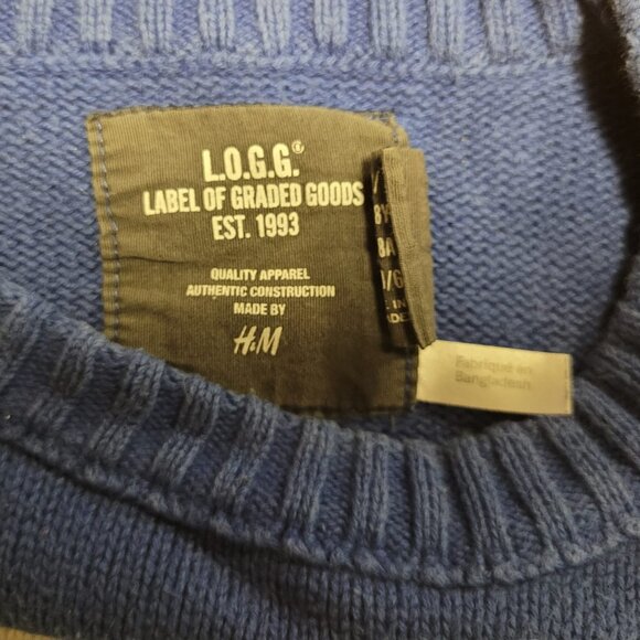 H&M Est 1993 L.O.G.G. Sweater US 6-8Y - Picture 4 of 4